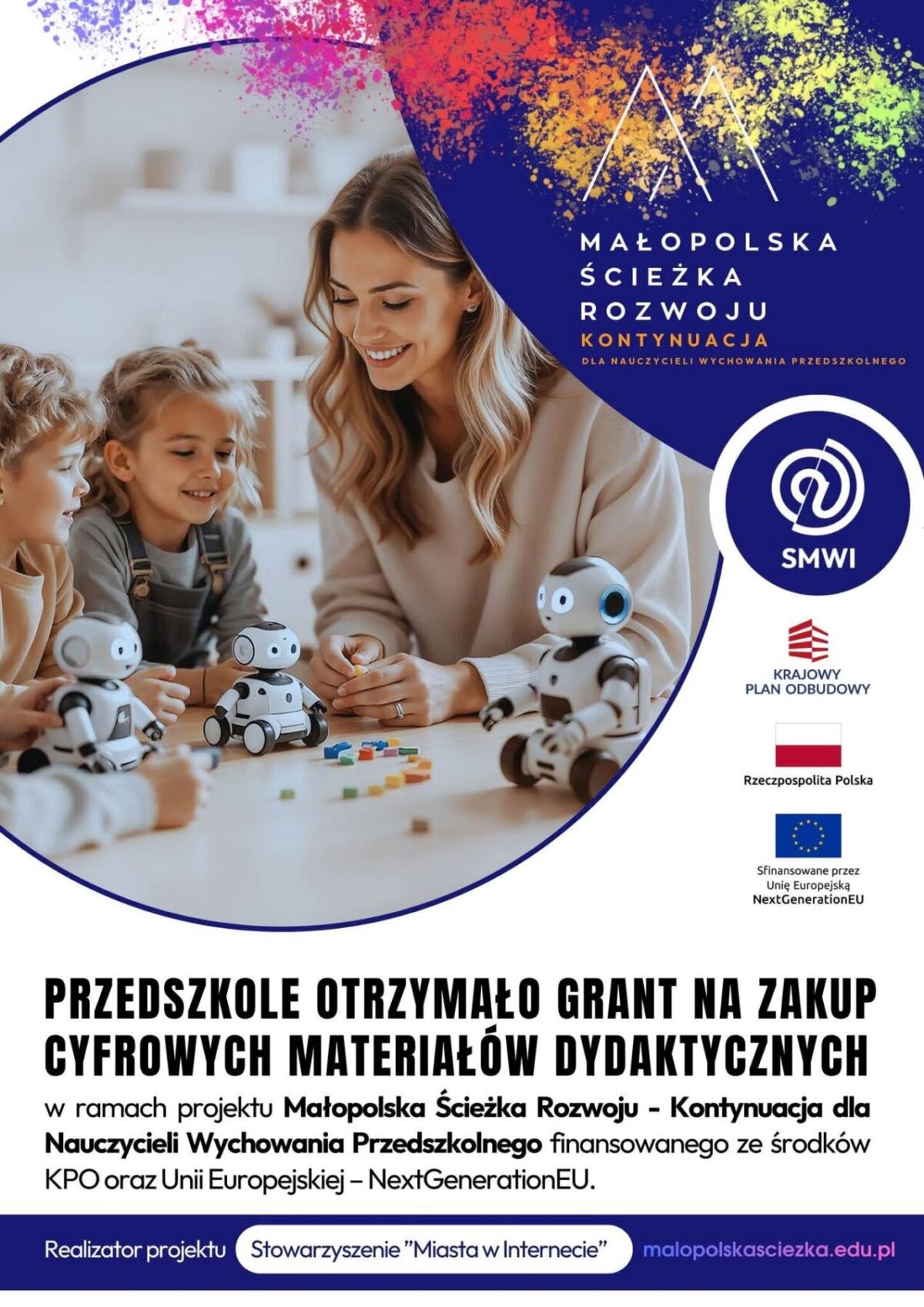 Małopolska Ścieżka Rozwoju – Kontynuacja Dla Nauczycieli Wychowania Przedszkolnego